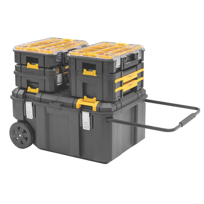 DeWalt Tool Chest Bundle Storage Box TSTAK Set With Handles And Wheels Set of 5 - Image 3