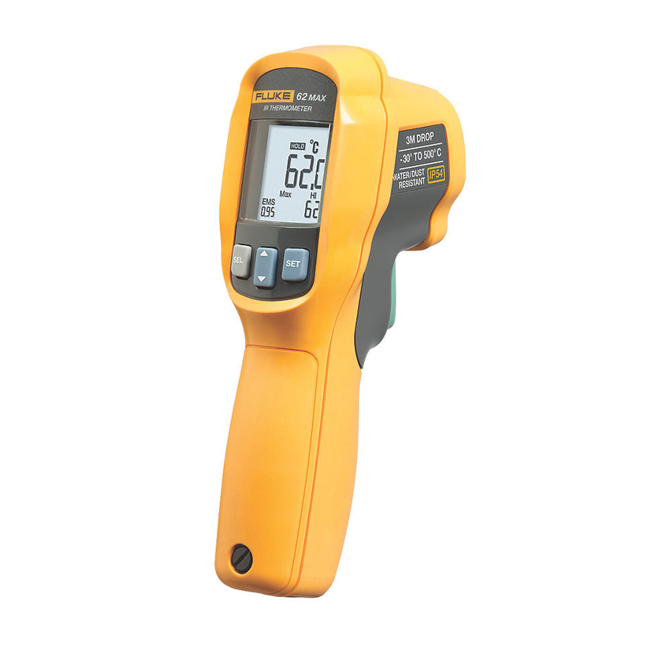 Fluke Infrared Thermometer Non-Contact Digital Backlit LCD Display Waterproof - Image 1