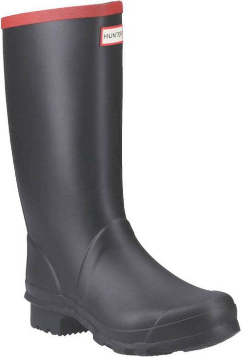 Hunter Non Safety Wellies Short Knee Black Unisex Wide Fit Waterproof Size 14 - Image 2