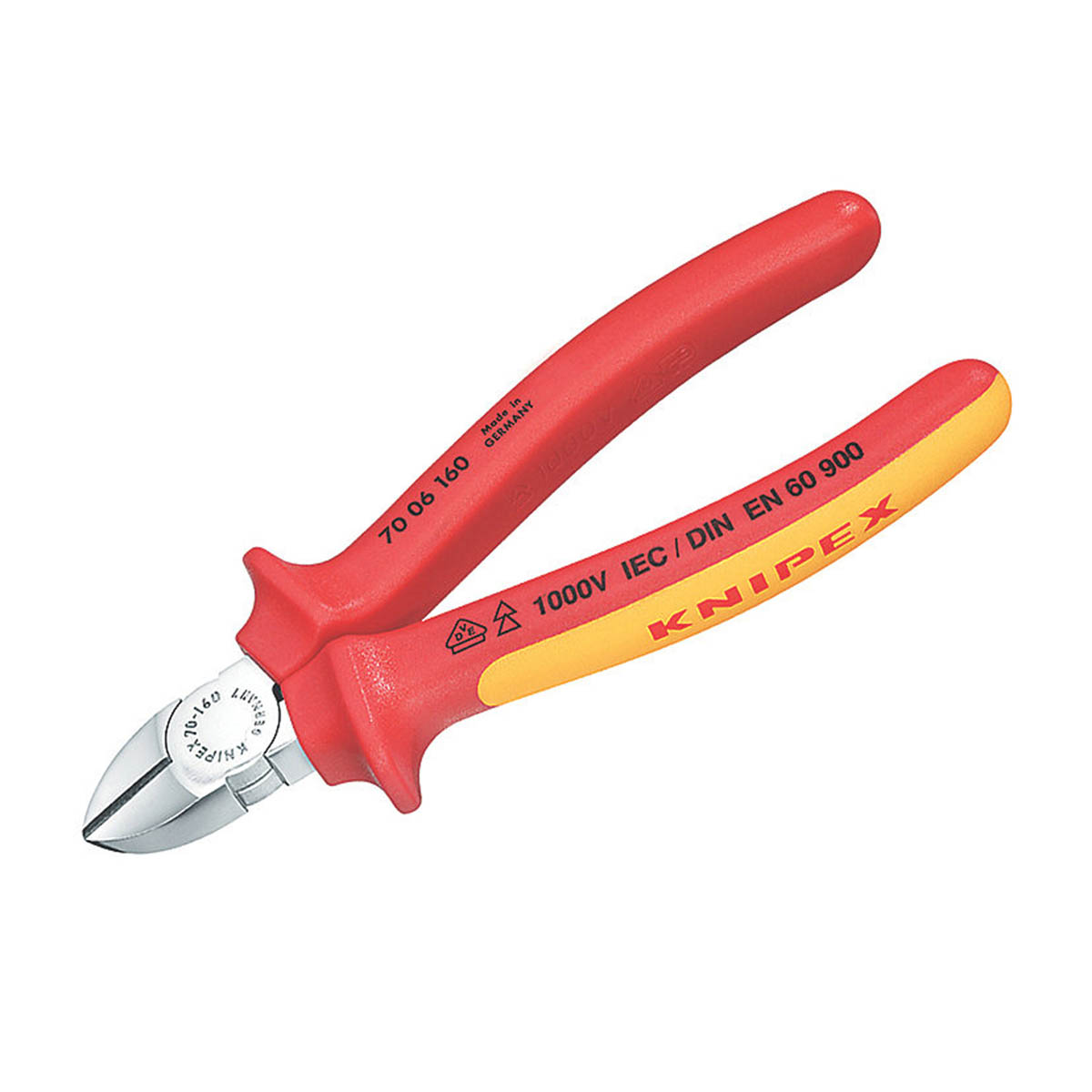 Knipex  VDE Diagonal Cutters 7" (180mm) - Image 1