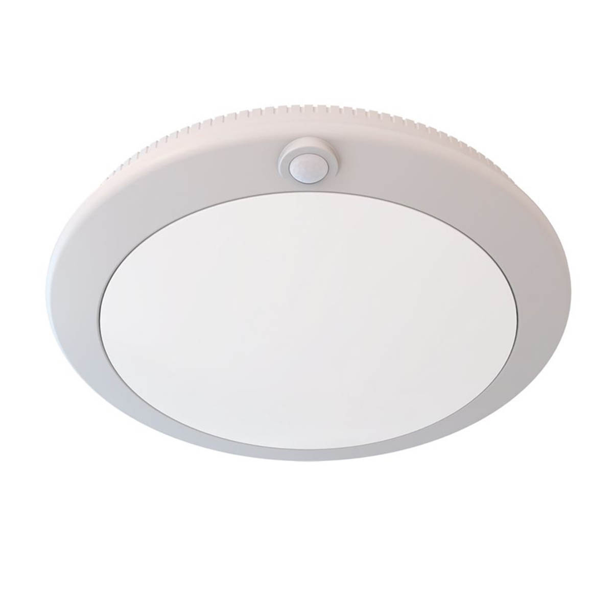 Calex Ceiling Light Integrated LED PIR Sensor White Round Rechargeable 170lm - Image 2