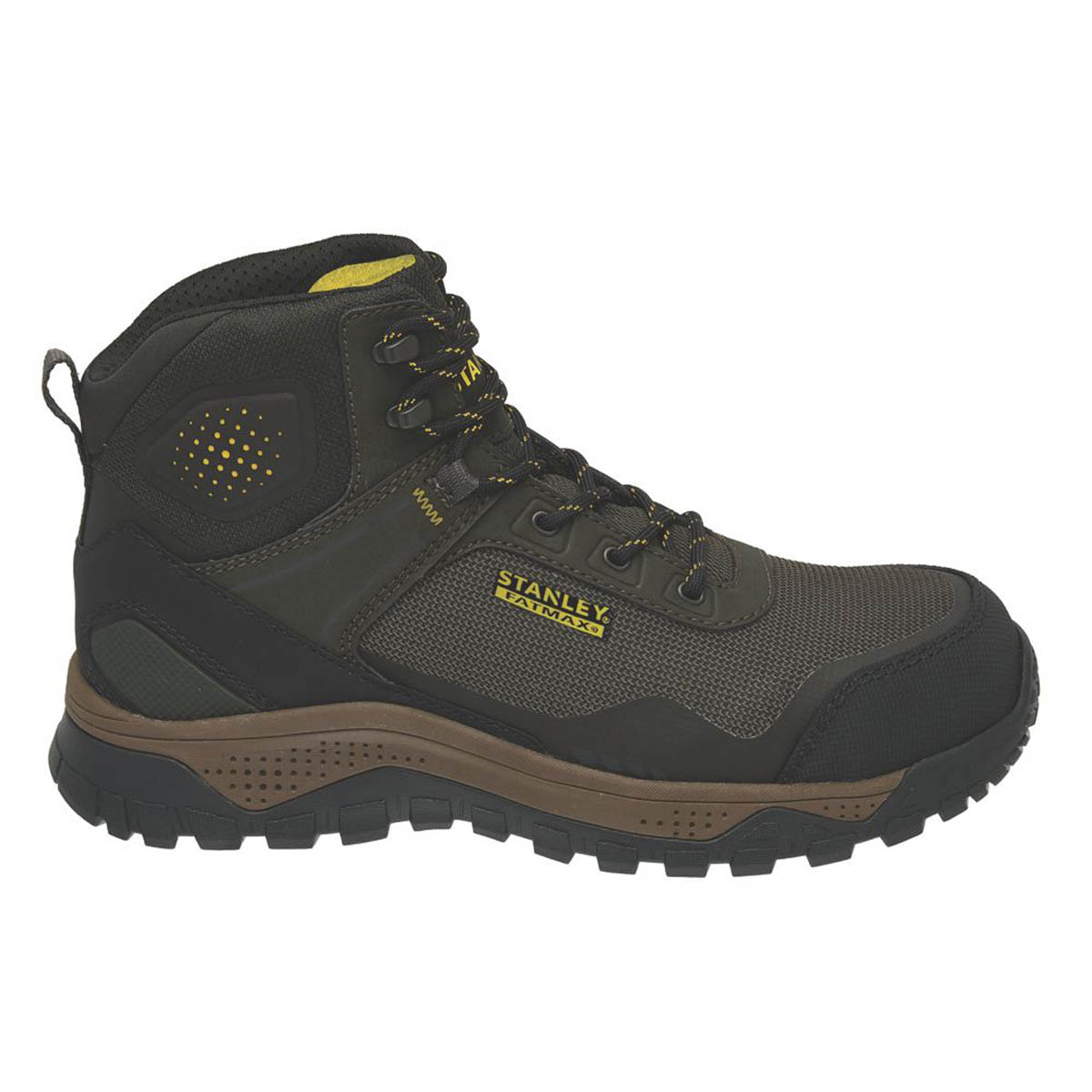 Stanley Safety Boots Mens Wide Fit Olive Waterproof Steel Toe Work Shoes Size 9 - Image 3