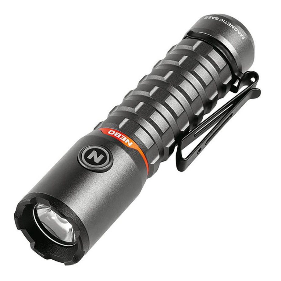 LED Torch Rechargeable Compact Pocket Size Water Impact Resistant Black 500 lm - Image 3