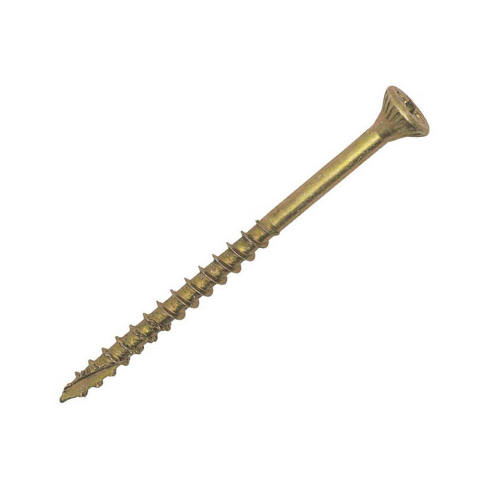 Wood Screws PZ Countersunk Hardened Steel Yellow Zinc Plated 4 x 60mm 700 Pack - Image 2
