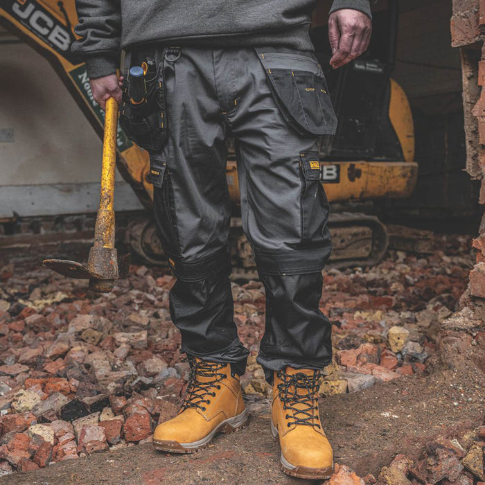 DeWalt Albany Work Trousers Black 32" W 33" L - Image 6