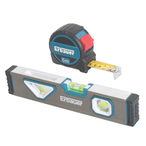 Erbauer  Tape Measure & Torpedo Level Twin Pack - Image 1