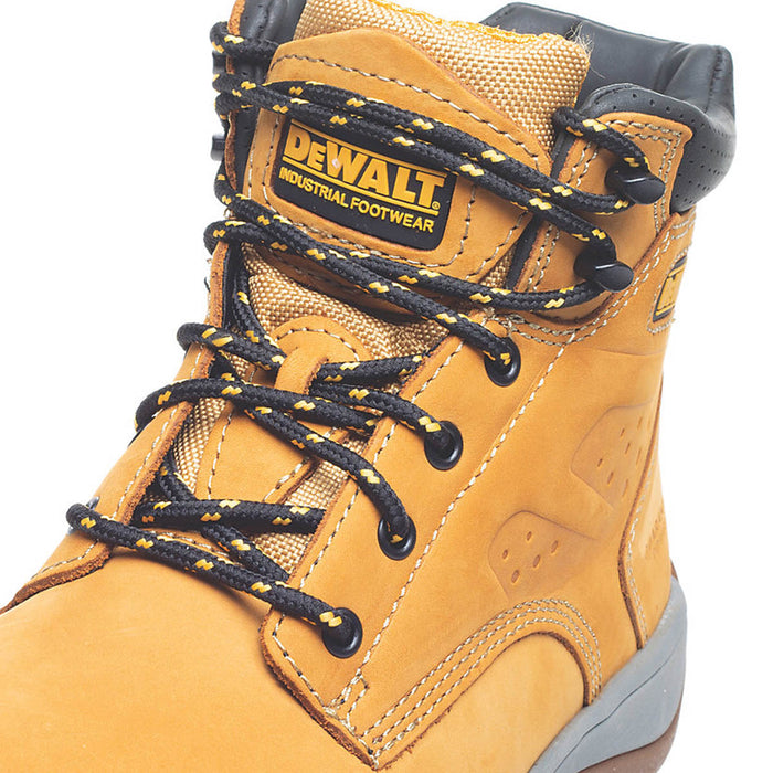 DeWalt Bolster Safety Boots Honey Brown Leather Wide Fit  Size 8 - Image 4