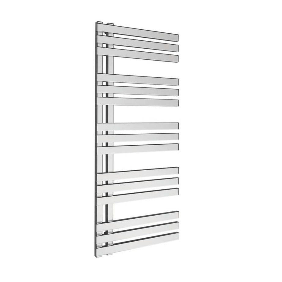 Kudox Towel Rail Radiator Flat Chrome Bathroom Warmer Ladder 348W (H)50x(W)120cm - Image 1