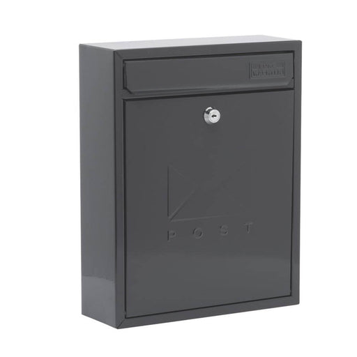 Post Letter Box Wall Mounted Galvanised Steel Powder Coated 2 Keys Supplied - Image 1
