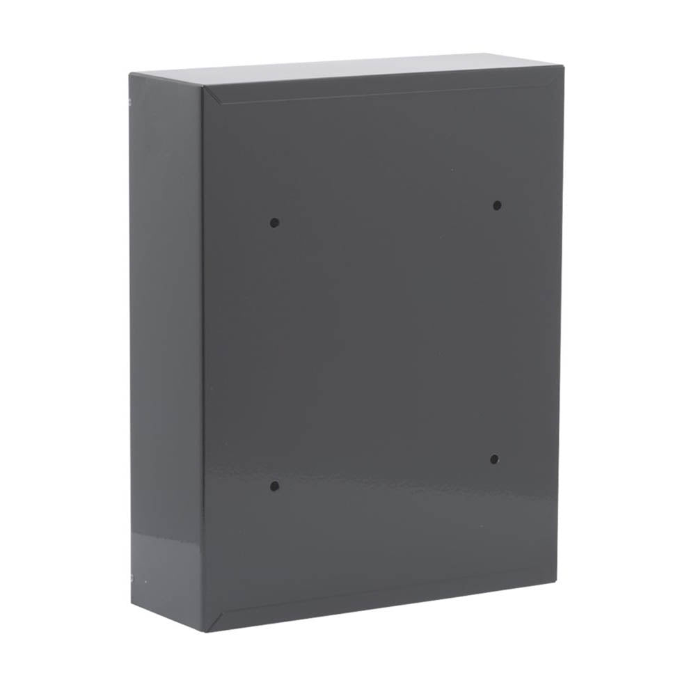 Post Letter Box Wall Mounted Galvanised Steel Anthracite Compact Outdoor 2 Keys - Image 3