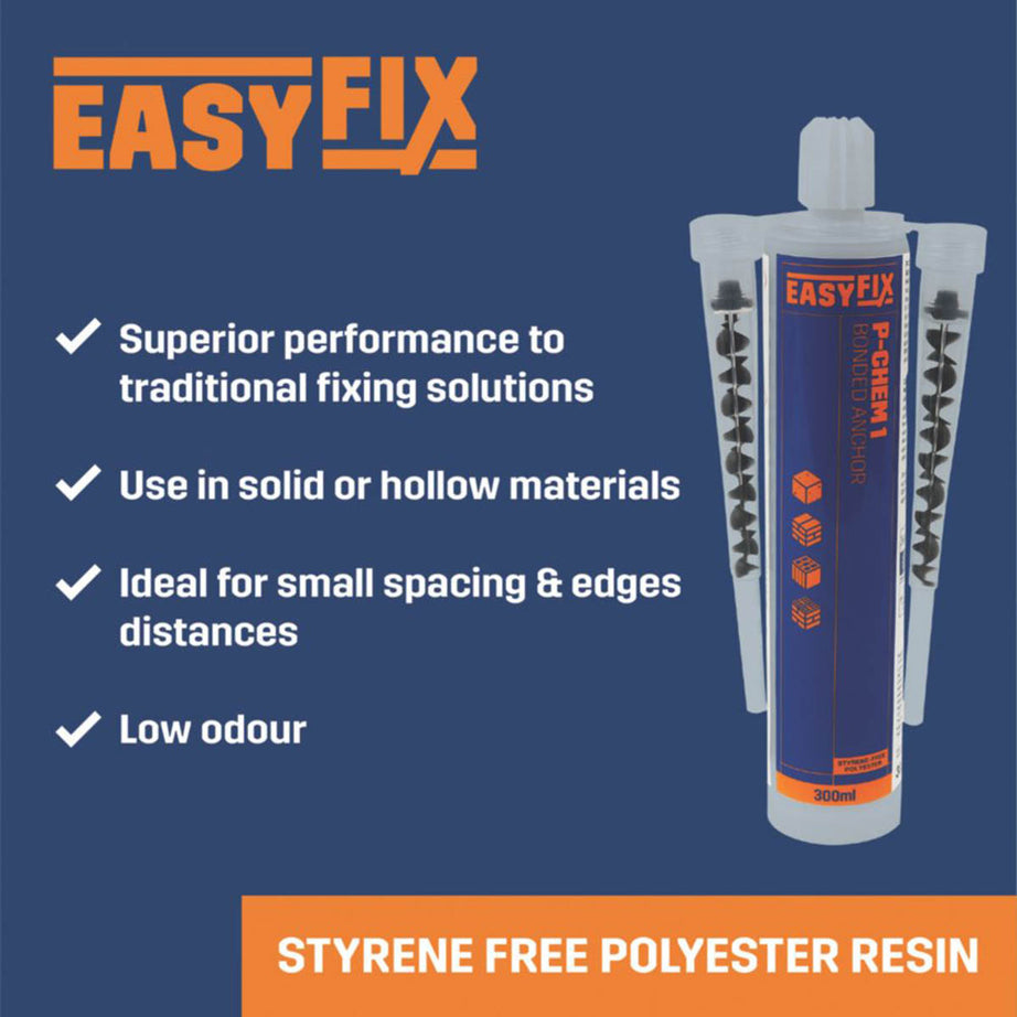 Easyfix  Styrene-Free Polyester Resin 300ml 6 Pack - Image 3