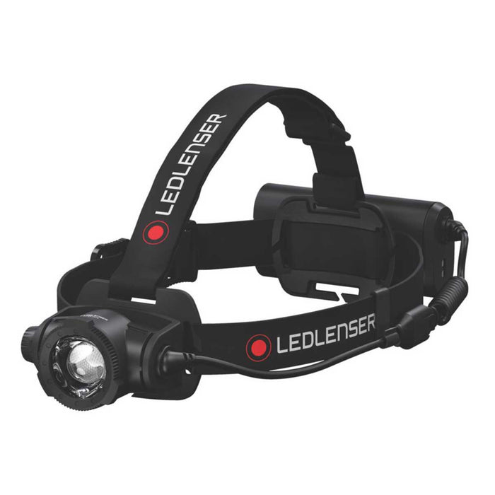 LED Head Torch Rechargeable Powerful Dimmable H15R Core Black 250m Beam 2500lm - Image 1