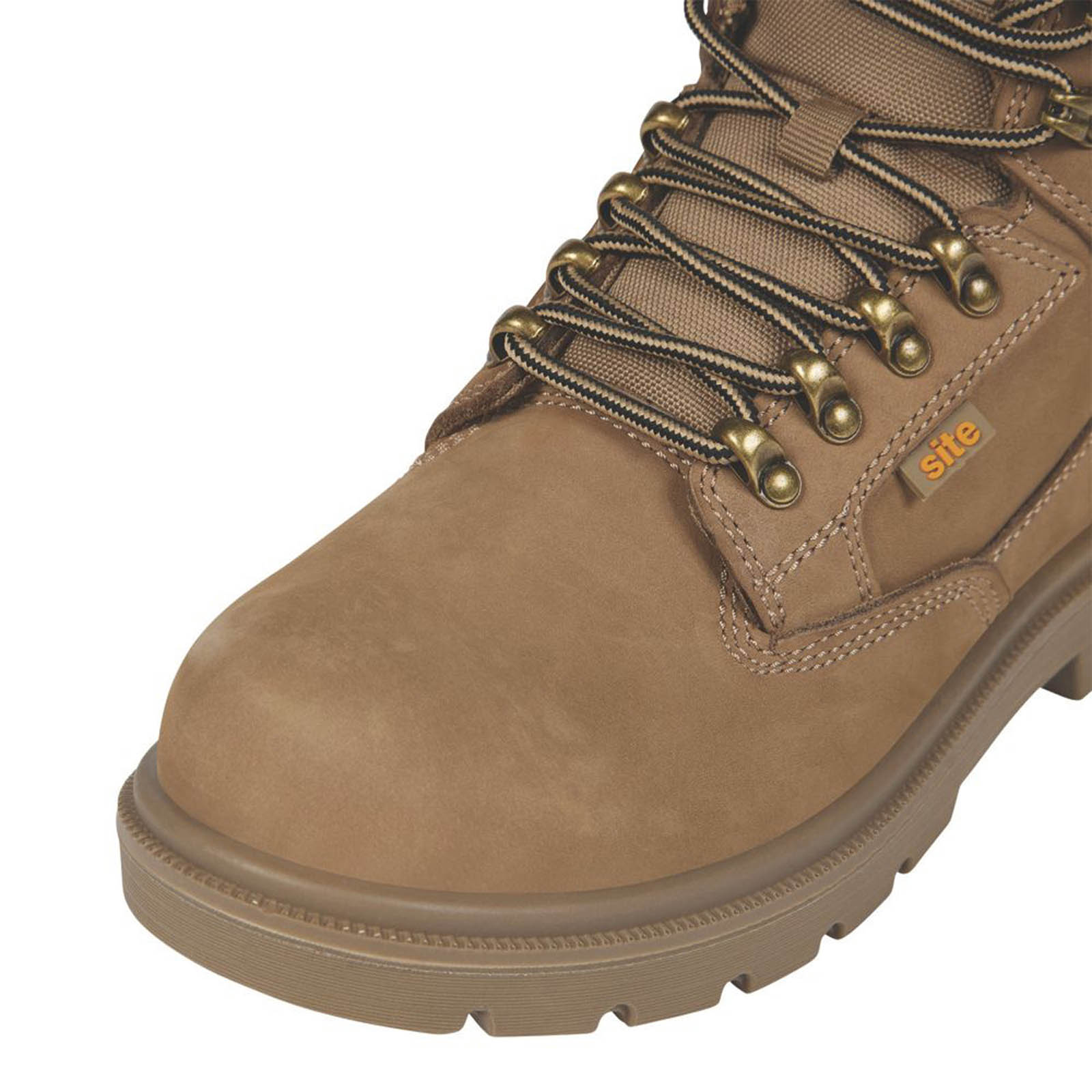 Site Safety Boots Skarn Womens Stone Brown Steel Toe Cap Size 4 - Image 4