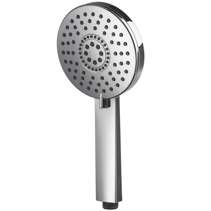 Mixer Shower Set Thermostatic Modern Chrome Round Head 4-Spray Patterns - Image 3