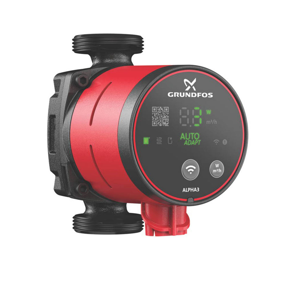 Grundfos Smart Heating Pump Alpha3 9 Speed IPX4 App Control Indoor 34W - Image 1