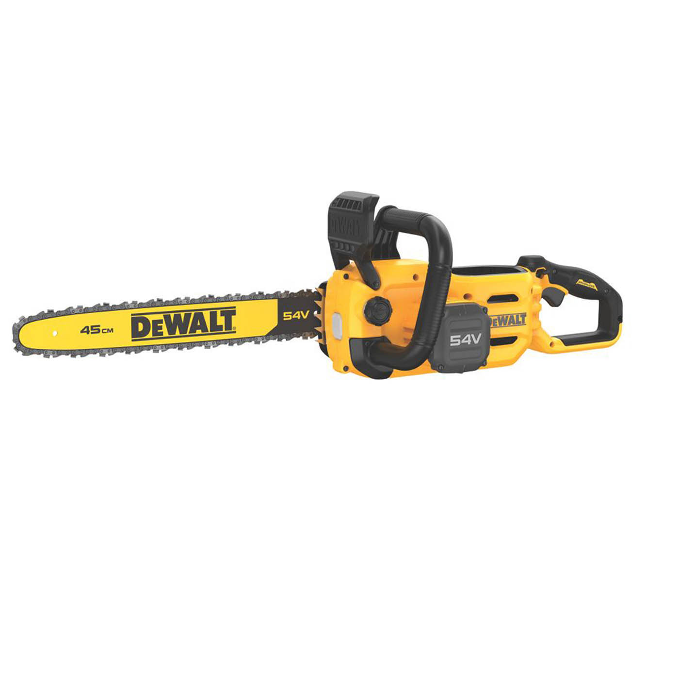 DEWALT DCMCS574X1-GB 54V 1 x 9Ah Li-Ion XR FlexVolt Brushless Cordless 45cm Chainsaw - Image 1