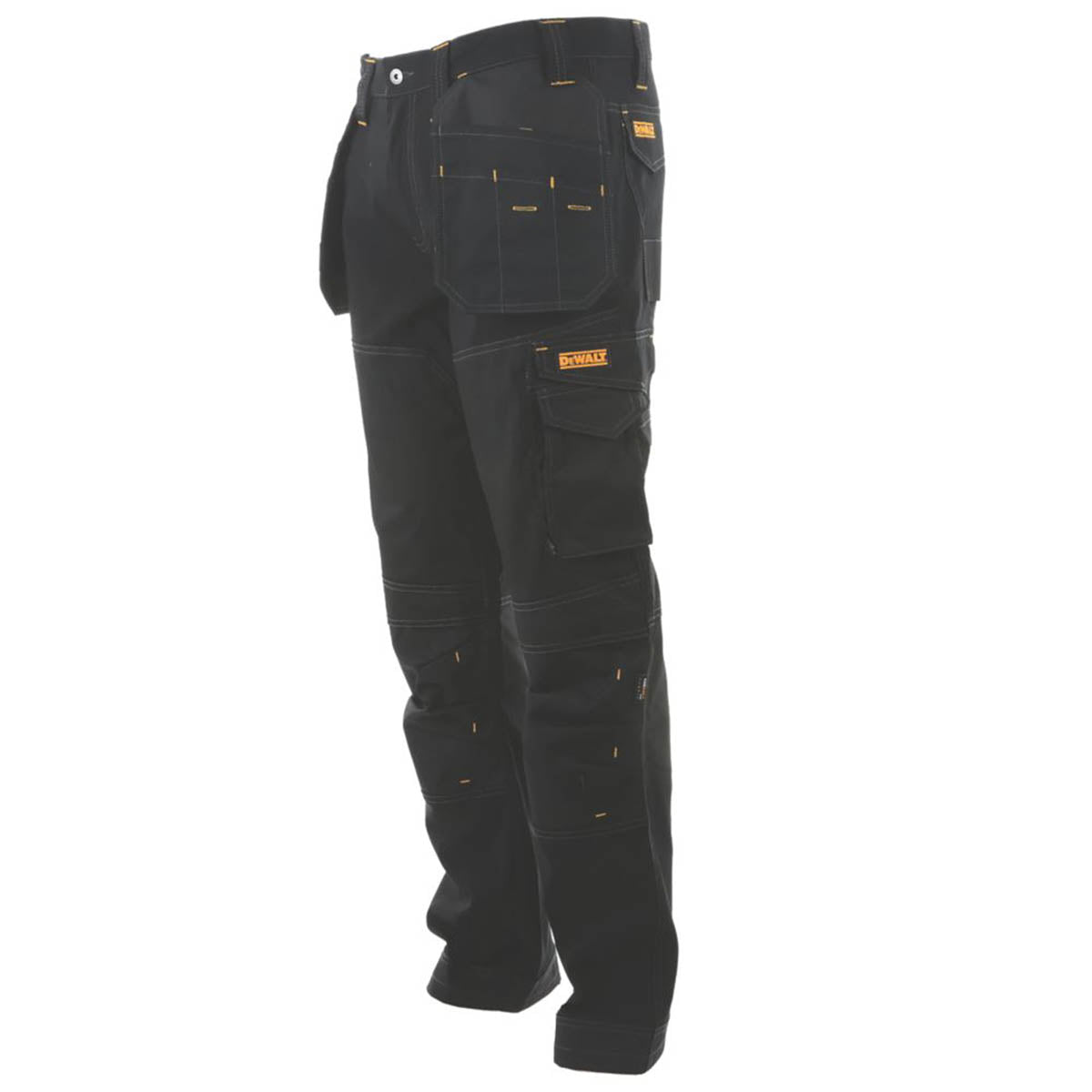 Dewalt Work Trouser Mens Regular Fit Black Stretch Multi Pockets 34"W 31"L - Image 1