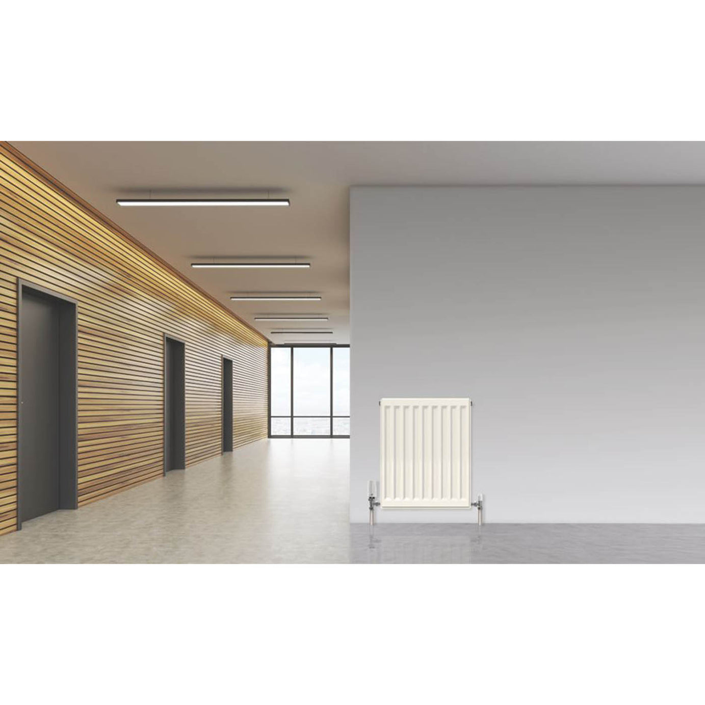 Myson 600mm x 500mm 1588BTU White Type 11 Convector Radiator - Image 3