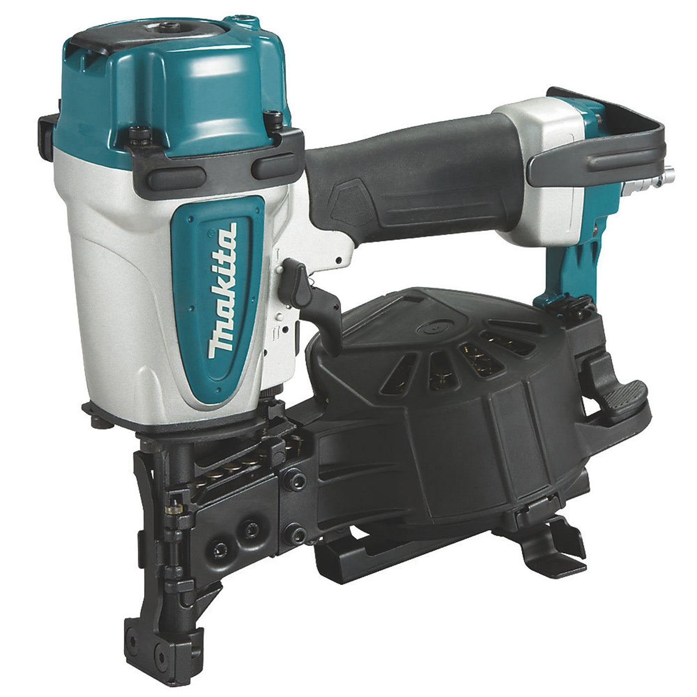 Makita Air Nail Gun AN454 First Fix 45mm Angled  Roofing Nailer  Soft Grip - Image 2