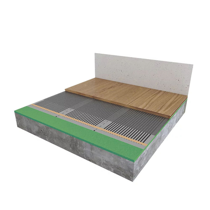 Klima Underfloor Heating Kit Foil Mat For Wooden Floor Double Layer 10 m² - Image 5