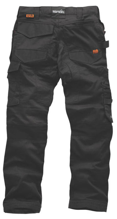 Scruffs Work Trousers Holster Black 10 Pockets Slim Fit Lightweight 30" W 29" L - Image 2