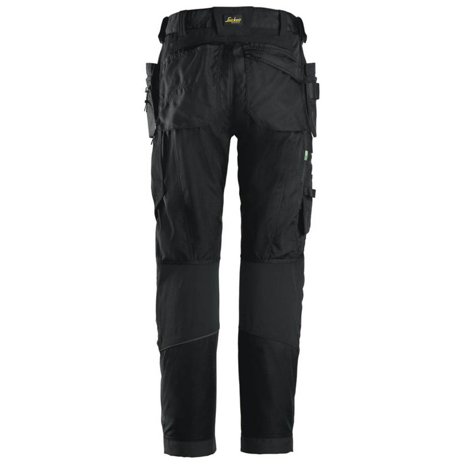 Snickers Work Trousers Mens Regular Fit Black Stretch Multi Pockets 35W 32L - Image 5