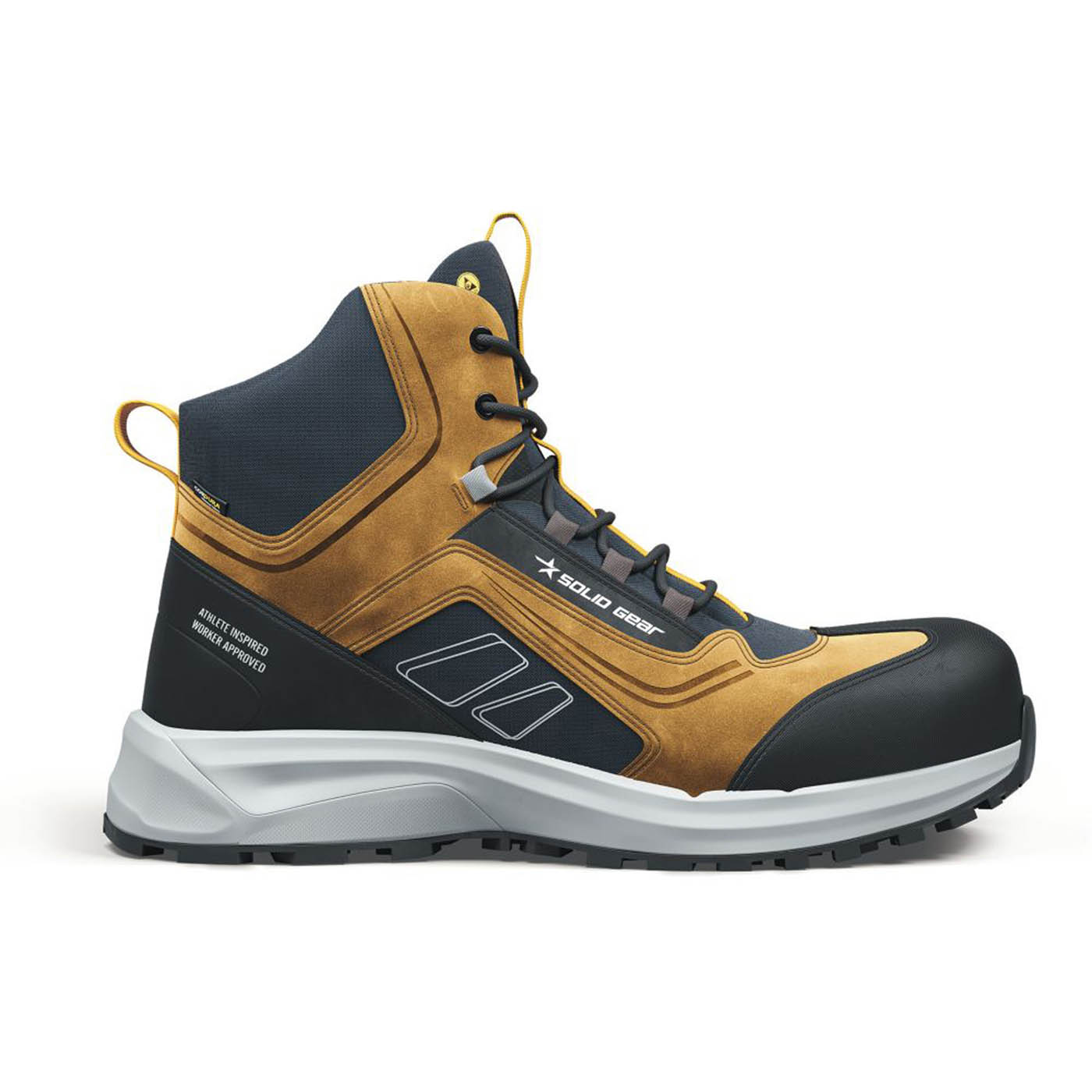 Solid Gear Adapt Size 10.5  Brown Water-Resistant  Safety Boots - Image 1