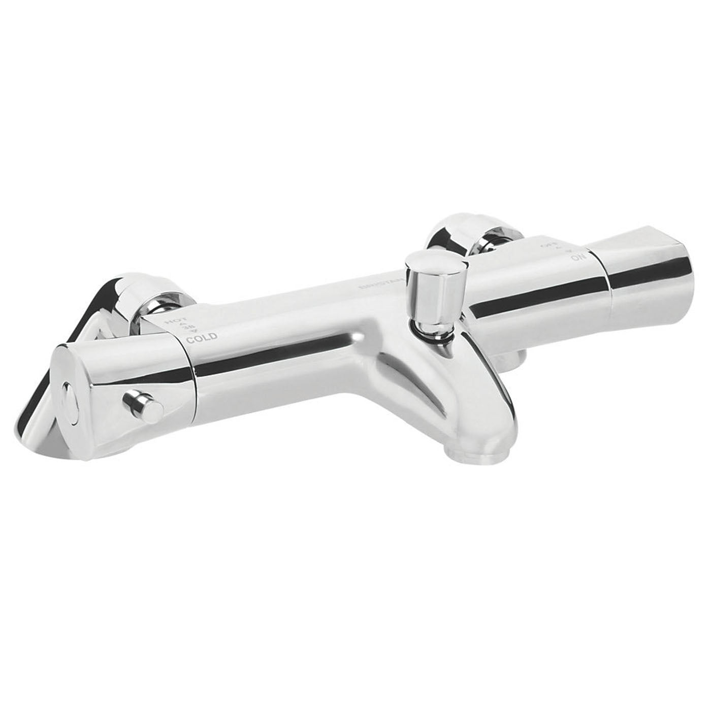 Bristan Thermostatic Bath Filler Shower Mixer Tap Chrome Dual Lever Bathroom - Image 1