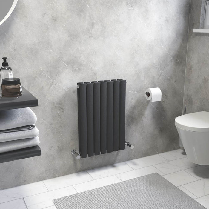 Ximax Fortuna Designer Radiator 600 x 410mm Anthracite 1601BTU - Image 2