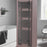 Towel Radiator Rail Anthracite Vertical Bathroom Ladder Warmer (H)1600x(W)400mm - Image 1