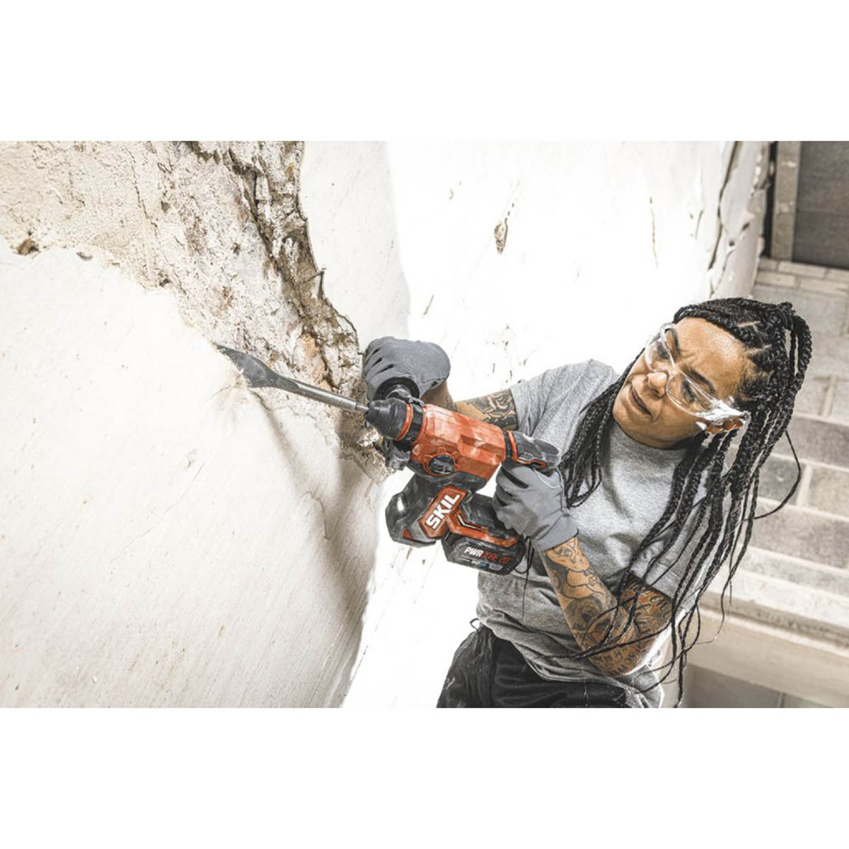 Skil SDS Drill Cordless 20V 4.0Ah Li-Ion RH1U3851GA Variable Speed Heavy Duty - Image 5