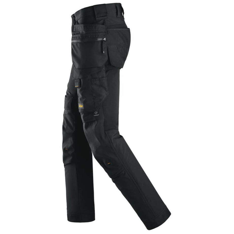 Snickers Work Trousers Mens Slim Fit Black Stretch Multi Pockets Cargo 36"W 30"L - Image 4