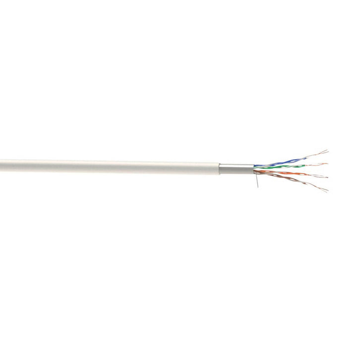 Ethernet Cable Network Cat 5e Grey 4-Pair 8-Core Unshielded 50m PVC Drum - Image 1