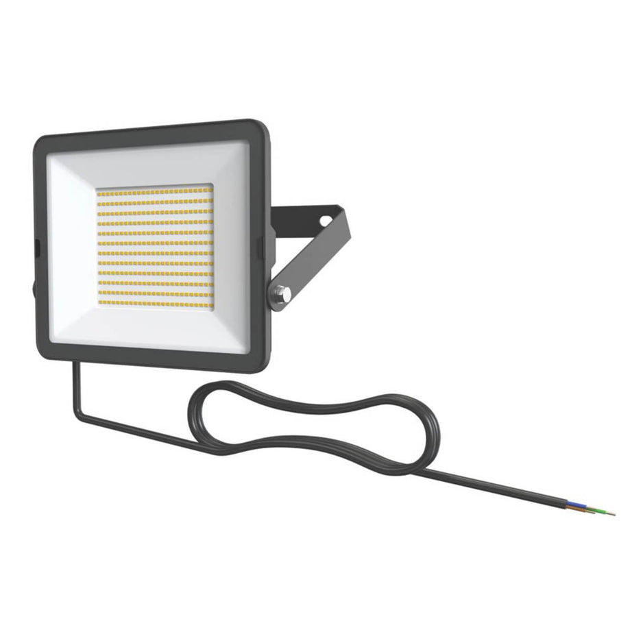 LAP LED Floodlight Outdoor Alernus Cool White Black Wall Mounted 100W 12,000lm - Image 4