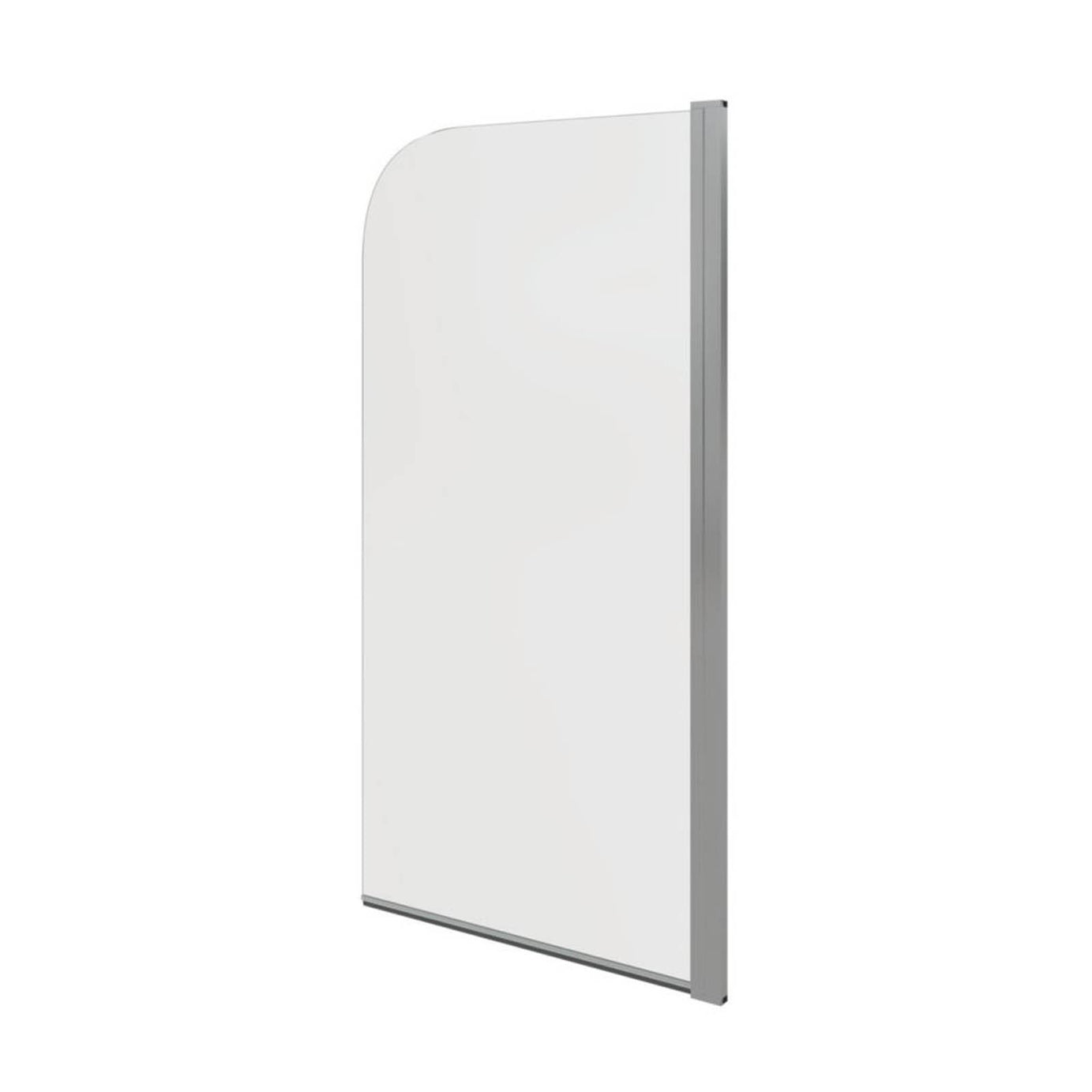 Semi-Framed Chrome Bath Screen Reversible 800mm x 1400mm - Image 3