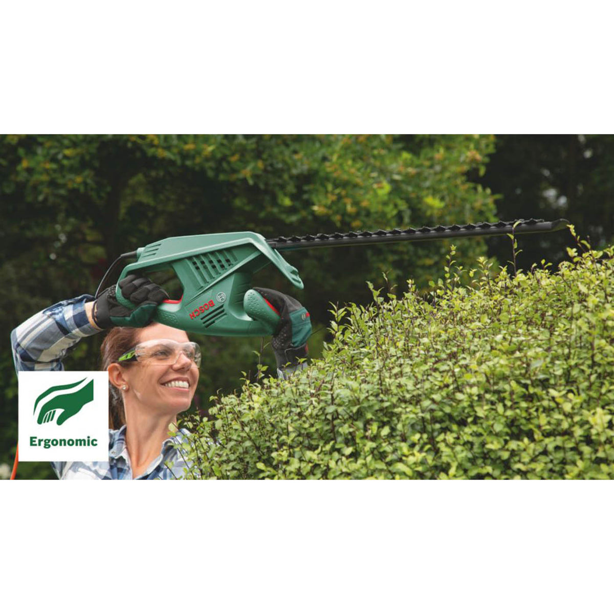 Bosch Hedge Trimmer EasyHedgeCut Corded Electric Lightweight 45cm 420W 230V - Image 4