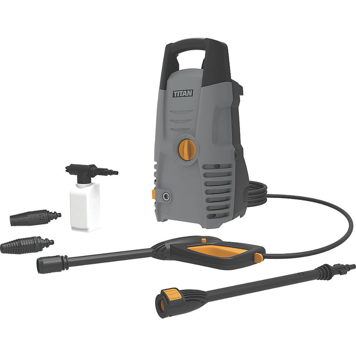 Titan High Pressure Washer Electric TTB1300PRW Jet Wash Car Patio Cleaner 1.3kW - Image 1