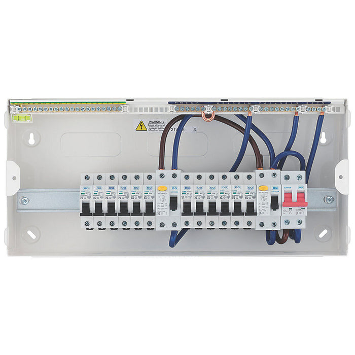 British General Consumer Unit Fortress 16 Way Dual RCD IP2XC High Integrity 100A - Image 4