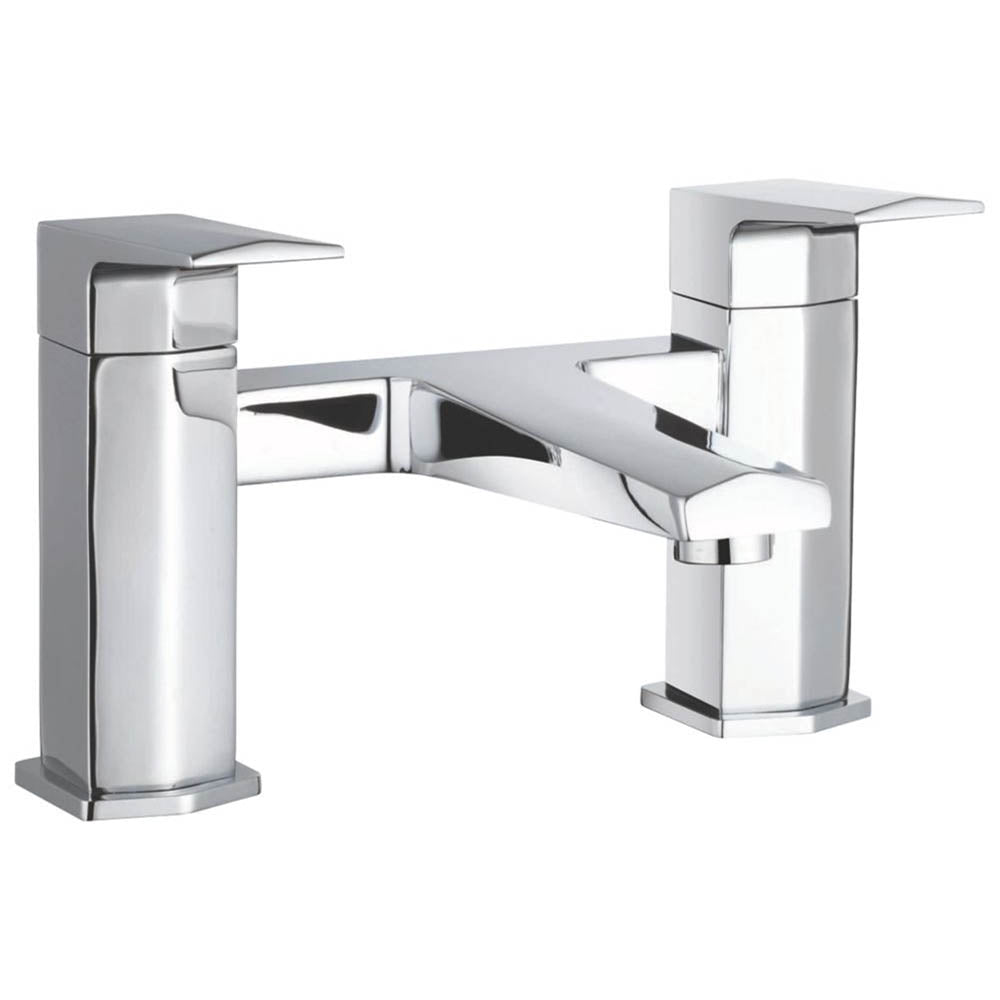 Bristan Bath Filler Tap Chrome Double Lever Brass 1/4 Turn Operation Bathroom - Image 1