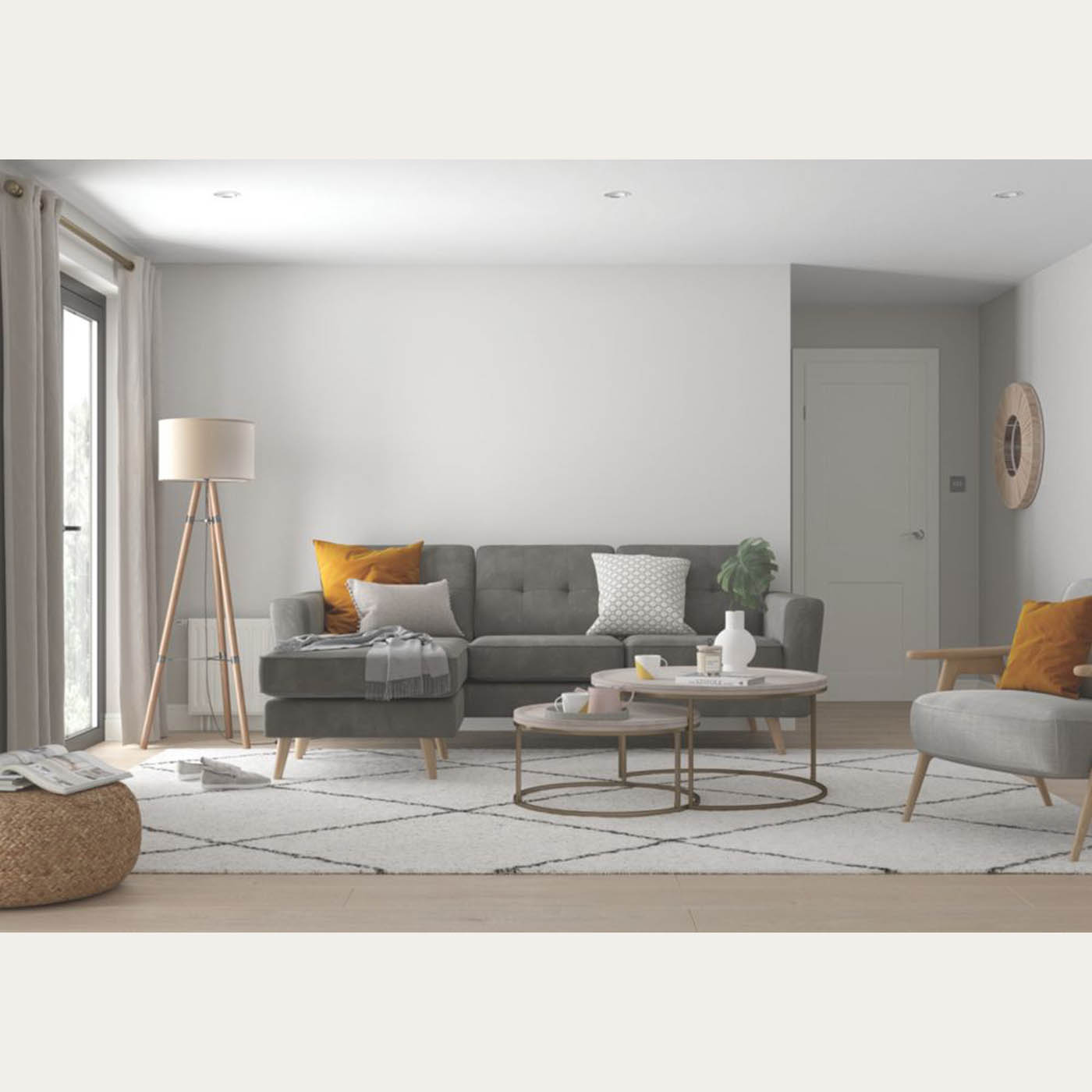 Dulux Emulsion Paint Polished Pebble Matt Water Based Indoor Walls Ceilings 2.5L - Image 5