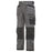 Snickers Mens Work Trousers DuraTwill Black Grey With 18 Pockets W36 L32 - Image 1