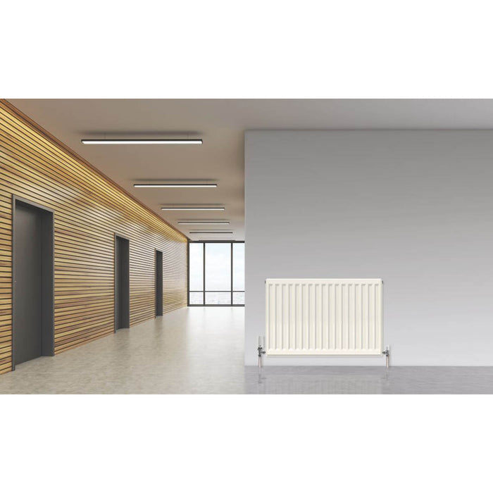 Radiator Horizontal Single Panel White Central Heating 852W (H)600x(W)900mm - Image 3