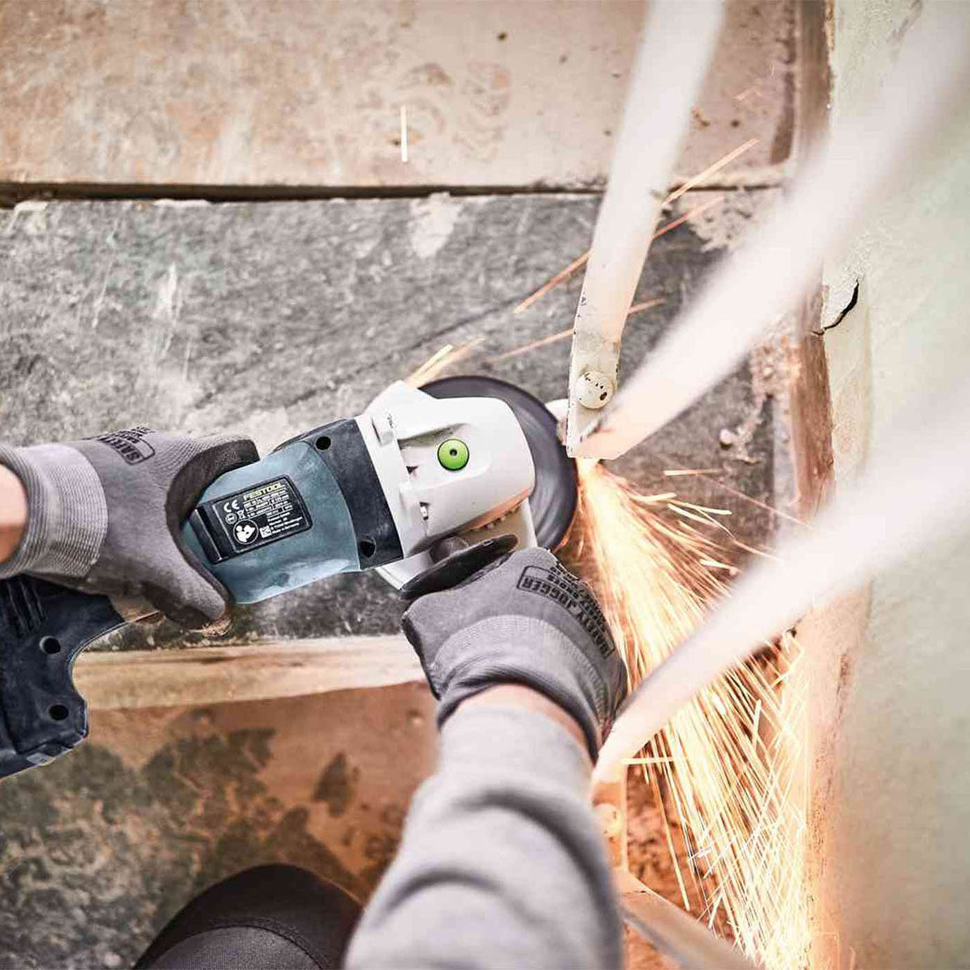 Festool Circular Saw Percussion Drill Angle Grinder Set Cordless 18V 2x5.0Ah - Image 7