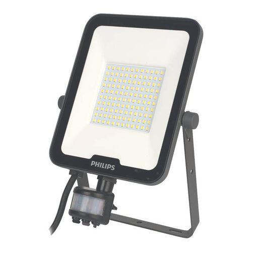 Philips Floodlight LED PIR & Photocell Electric Cool White 6000 lm IP65 50W 240V - Image 1