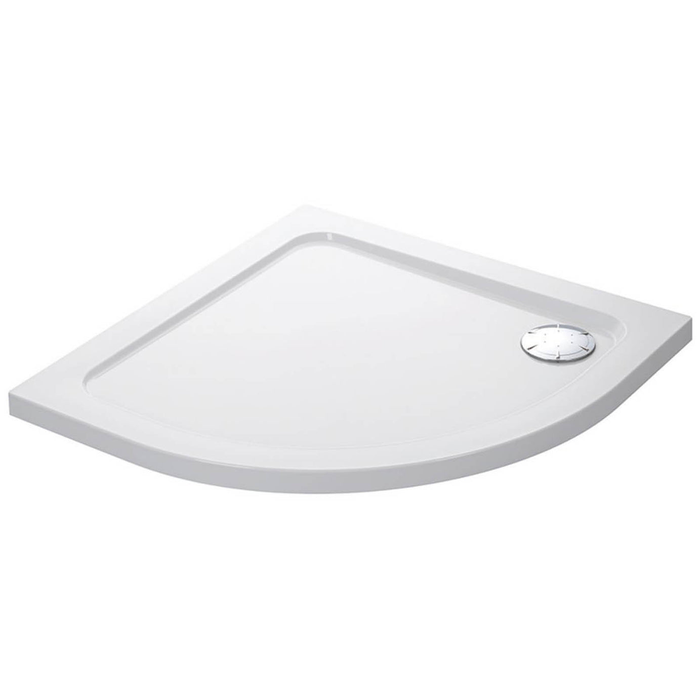 Mira Shower Tray White Quadrant Durable 40mm Modern Bathroom Corner 90x90x4cm - Image 2