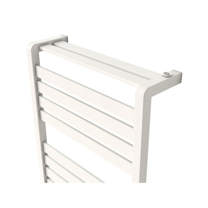 Towel Rail Radiator Matt White Flat Bathroom Ladder Warmer 546W (H)1000x(W)500mm - Image 3