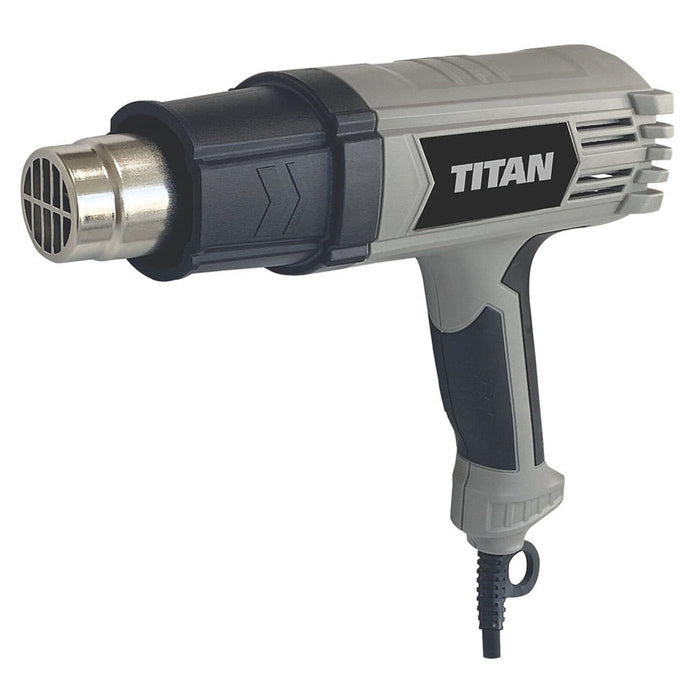 Titan Heat Gun Electric TTB773HTG 3 Heat Settings 4 Nozzles 2000W 220-240 V - Image 2