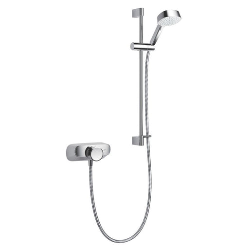 Mira Mixer Shower Thermostatic Chrome Single Outlet Exposed 4-Spray Pattern - Image 1