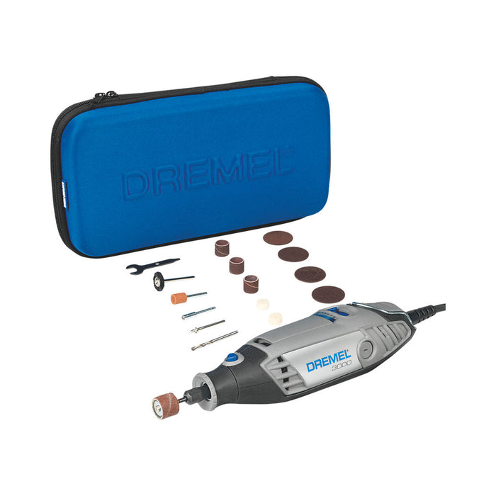 Dremel Electric Multitool Kit 3000 Series 15 Accessories 130W 240V - Image 1