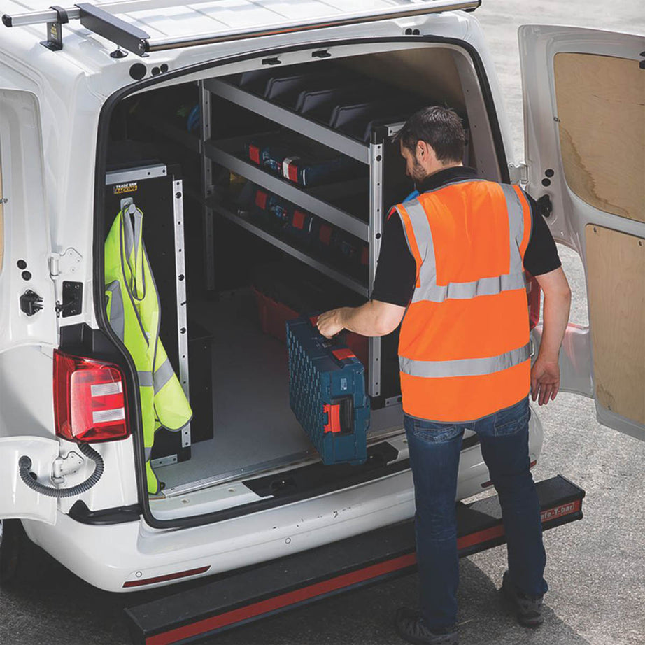 Trade Van Racking Unit Aluminium 3 Straight Shelves Heavy Duty 125x38.1x127.9cm - Image 3